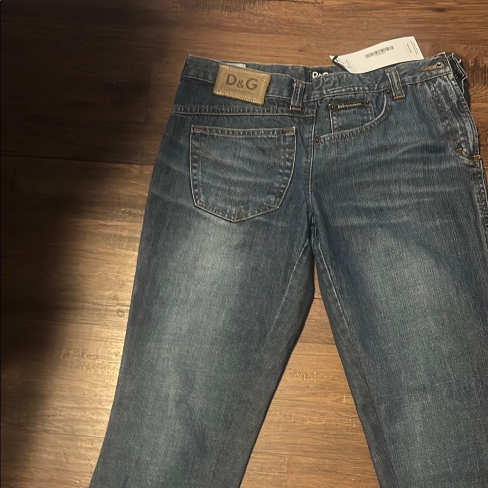 D&G Blue Straight Leg Jeans